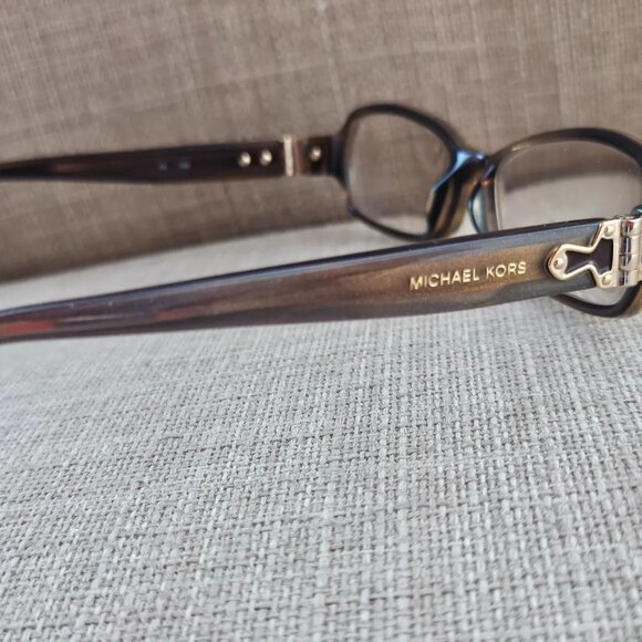 Michael Kors Women Eyeglasses Frame MK618 50[]16 130 Glasses Brown Frame only - Picture 7 of 12